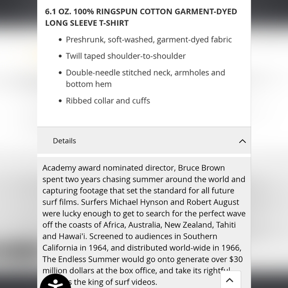 STUNNING MALIBU THE ENDLESS SUMMER LONG SLEEVE TSHIRT - Picture 8 of 8